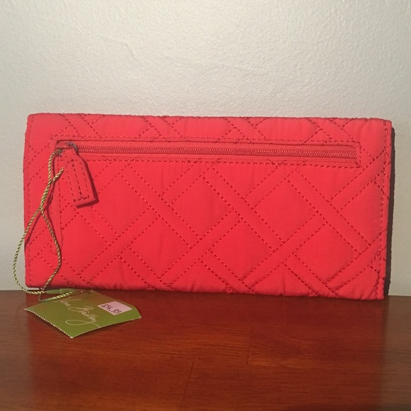 Vera Bradley RETIRED Canyon Sunset Trifold Wallet - Picture 2 of 4